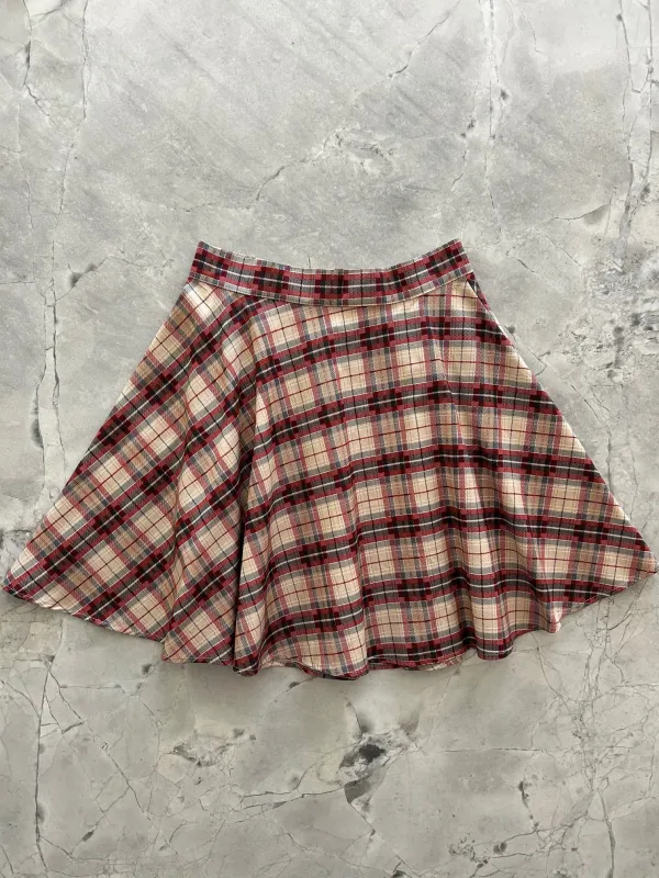 Plaid Skater Skirt sold by Retrolicious