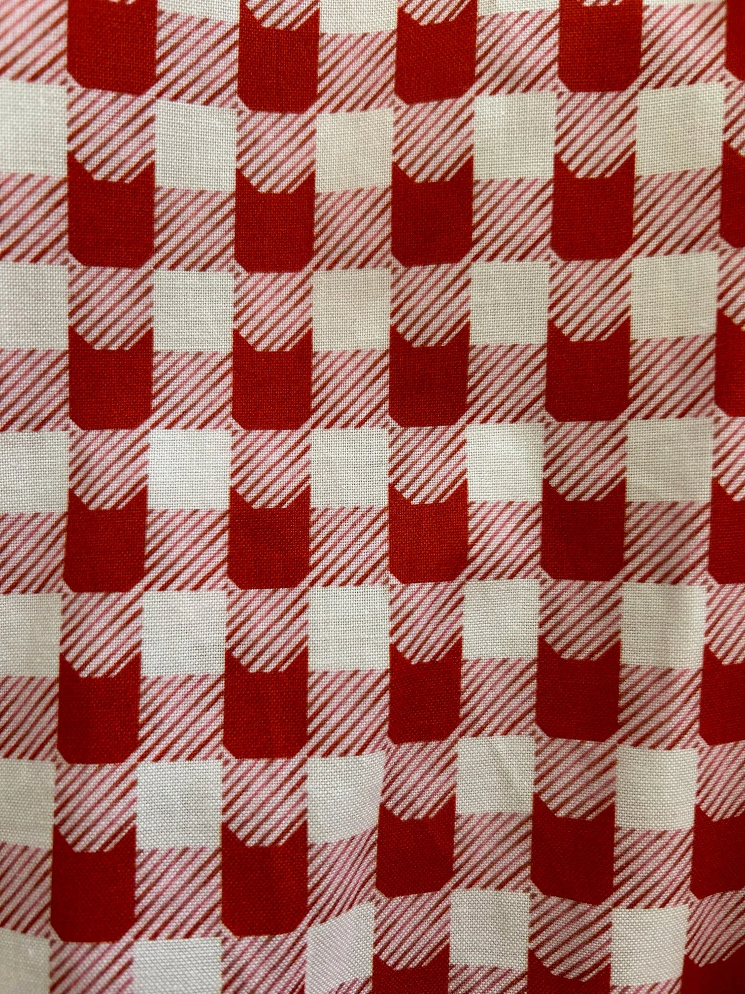 Red Check Kitties Skater Skirt sold by Retrolicious product image thumbnail 2