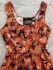 Leaves Fit & Flare Dress sold by Retrolicious