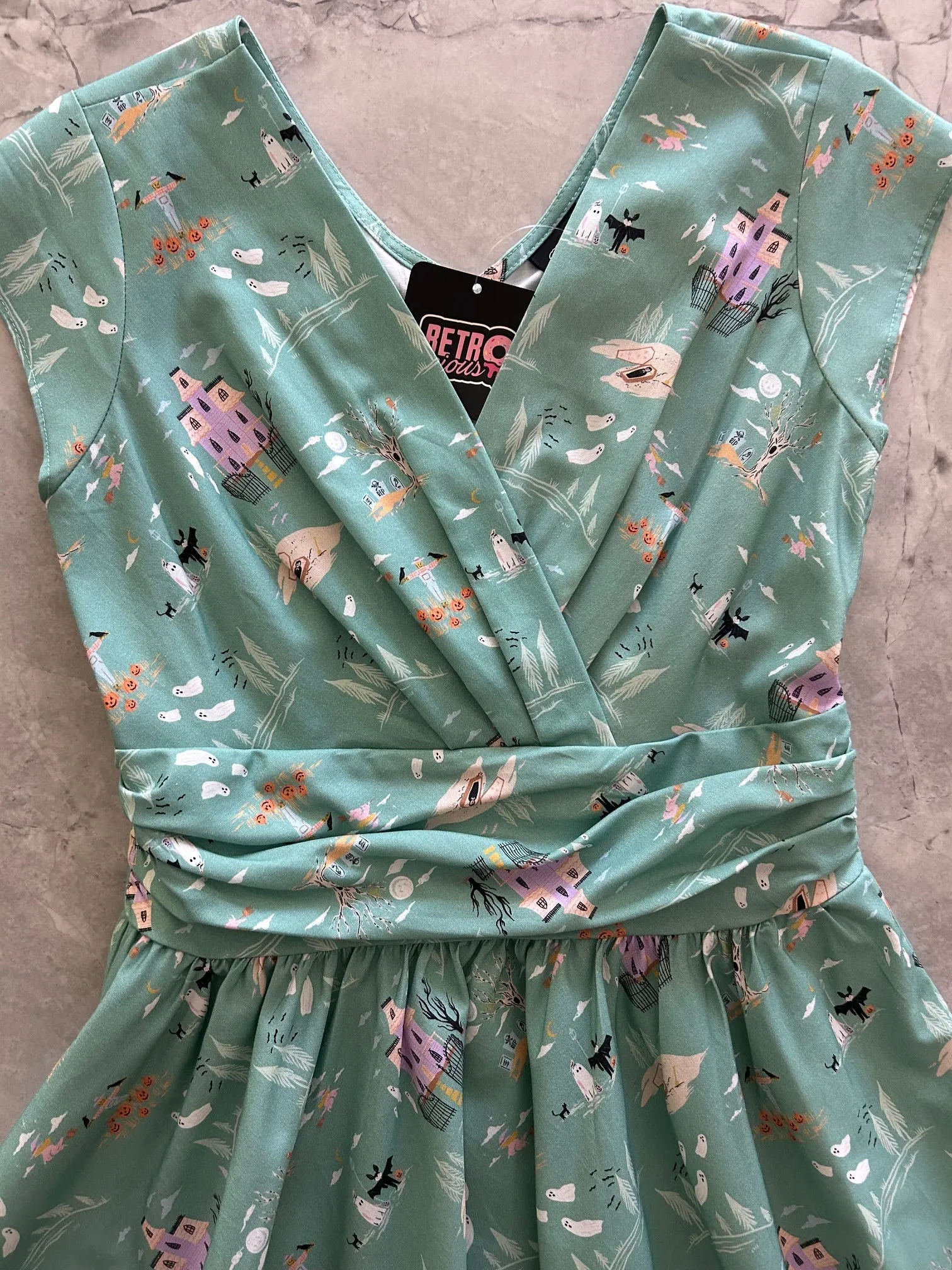 Spooky Fun Greta Dress sold by Retrolicious product image thumbnail 2