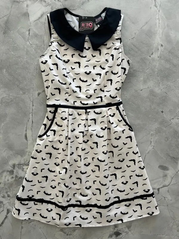 Bats Collared Dress sold by Retrolicious