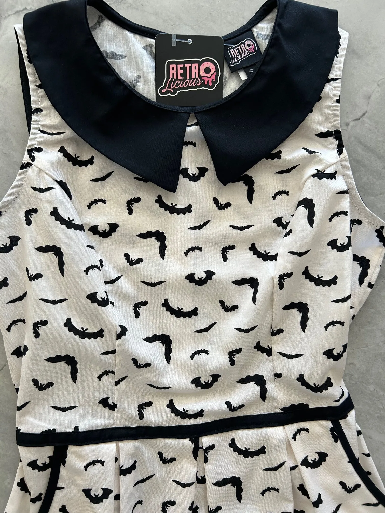 Bats Collared Dress sold by Retrolicious product image thumbnail 2