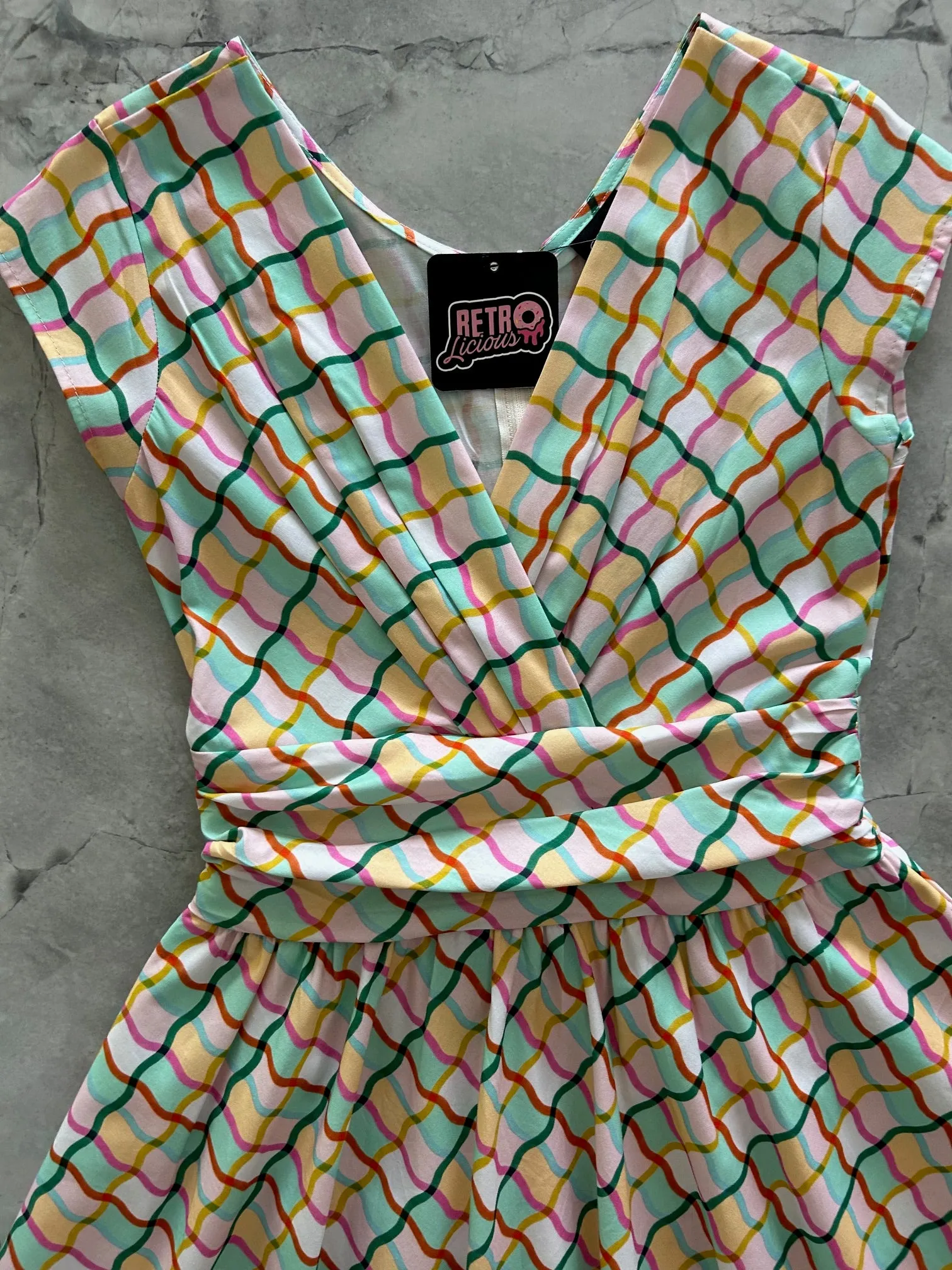 Squiggly Greta Dress sold by Retrolicious product image thumbnail 2