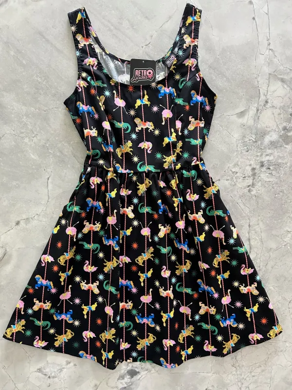 Carousel Shorter Fit & Flare Dress sold by Retrolicious