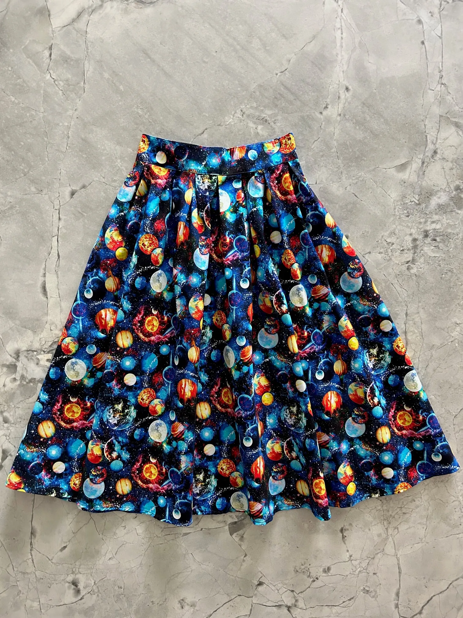 Space Doris Skirt sold by Retrolicious