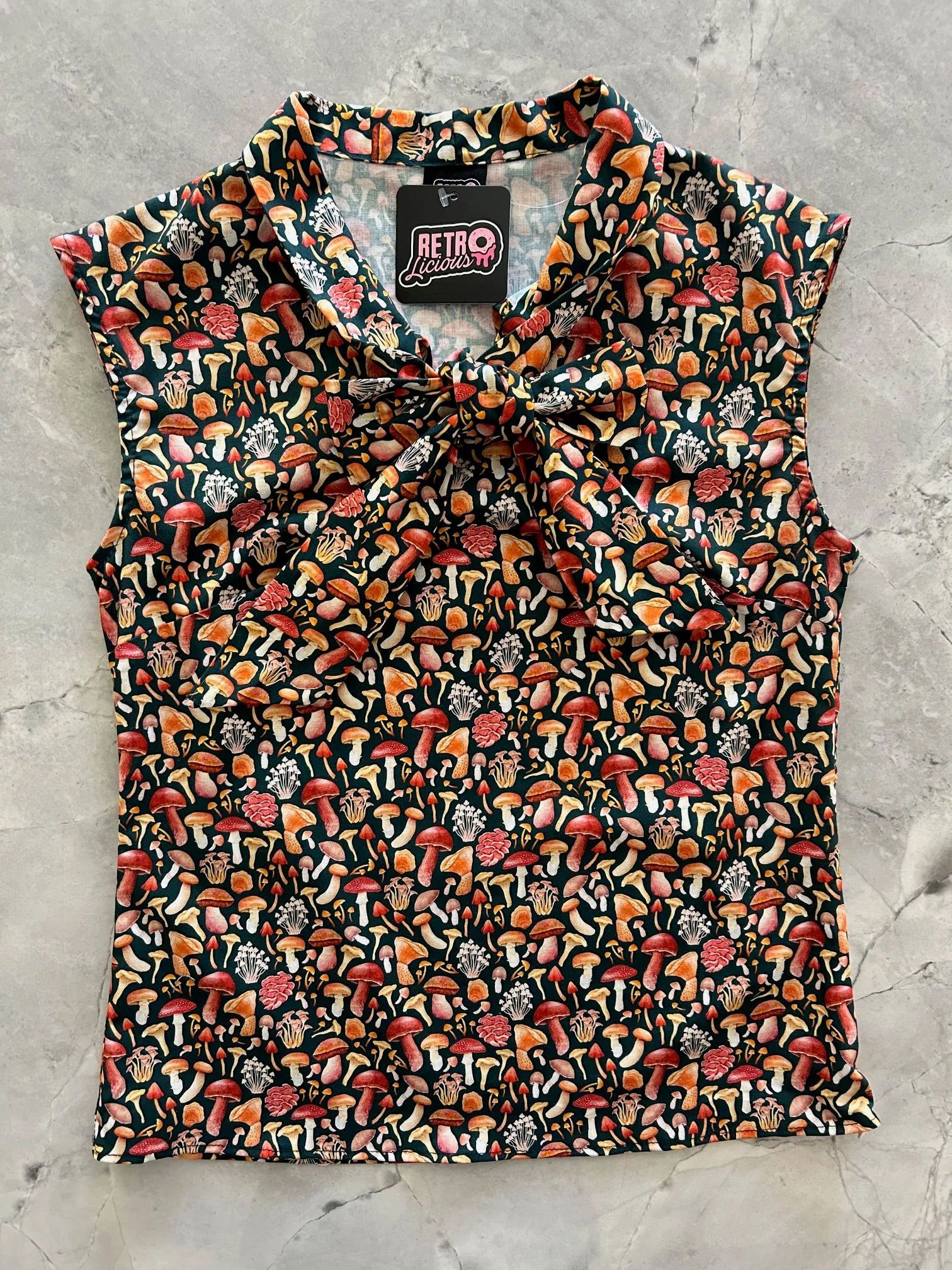 Mushroom Bow Top sold by Retrolicious