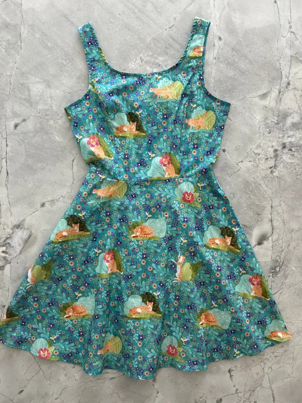 Cats Skater Dress sold by Retrolicious
