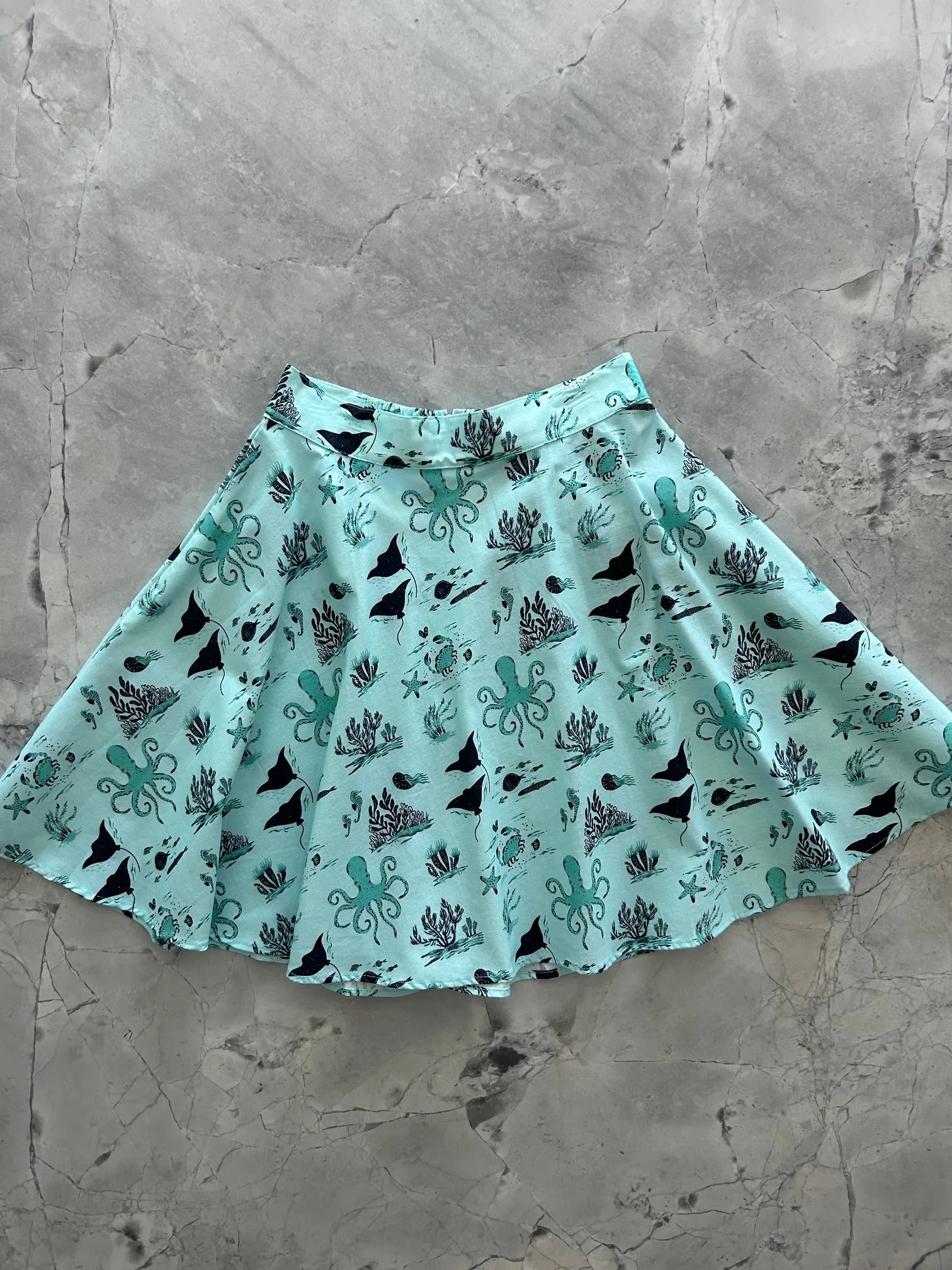 Sea Skater Skirt sold by Retrolicious
