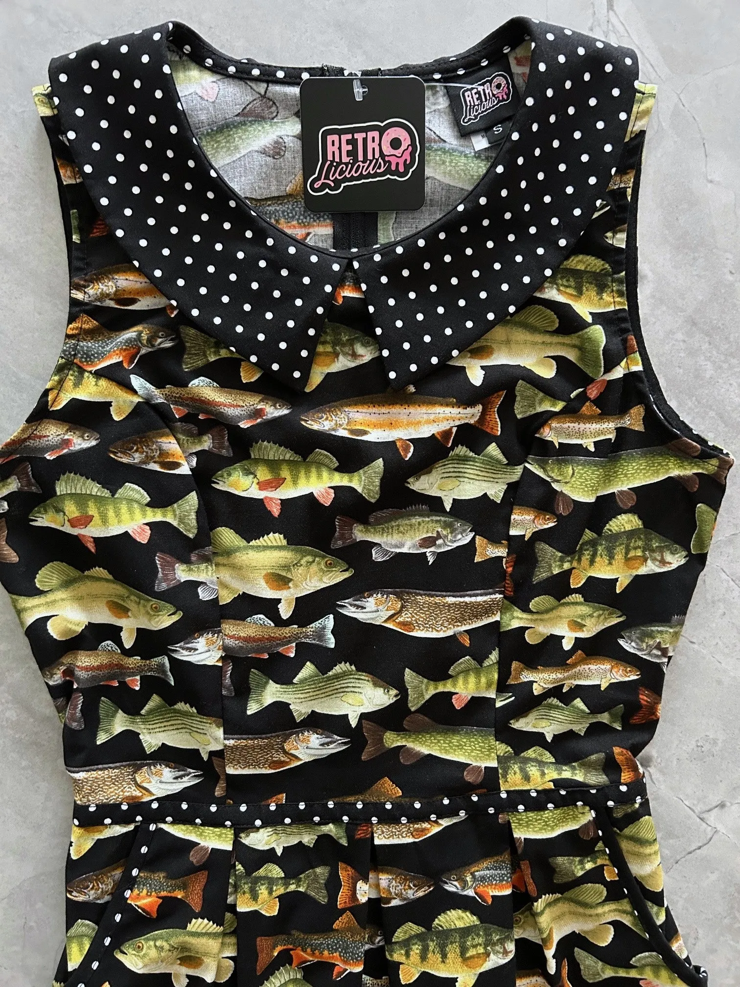 Fish Collared Dress sold by Retrolicious product image thumbnail 2