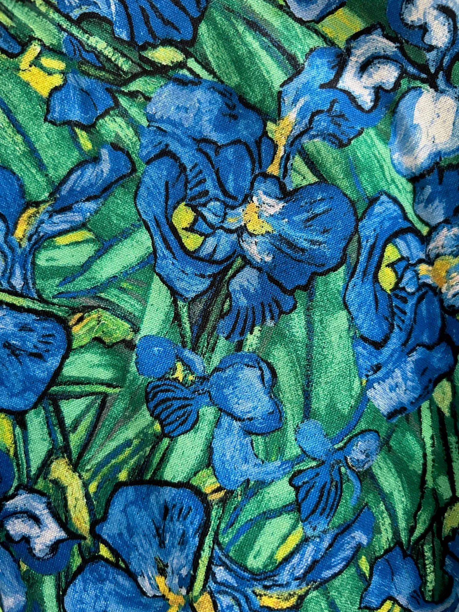 Irises Skater Skirt sold by Retrolicious product image thumbnail 2