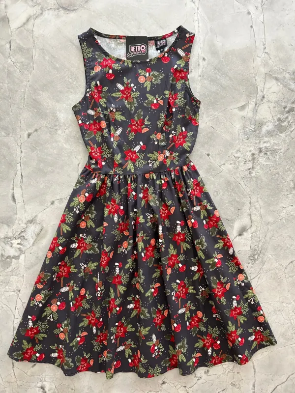 Festive Vintage Dress - XS only, 1 left! sold by Retrolicious
