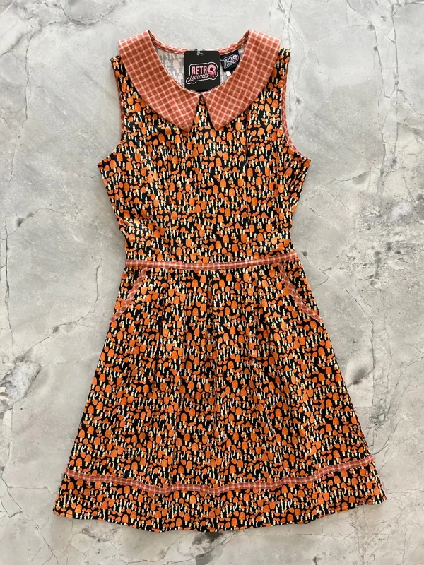Mushroom Collared Dress sold by Retrolicious