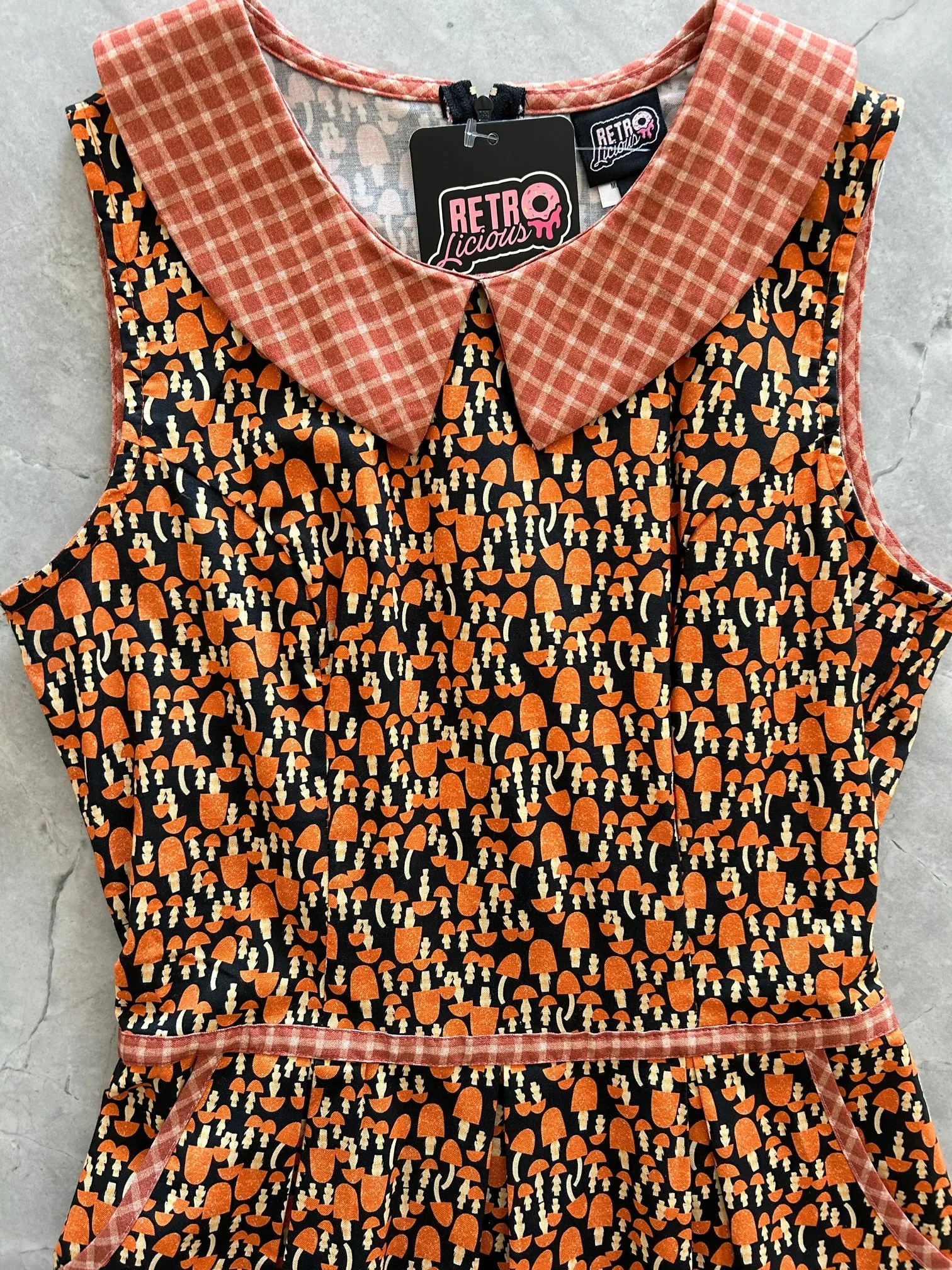 Mushroom Collared Dress sold by Retrolicious product image thumbnail 2