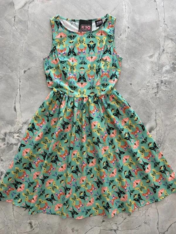 Butterflies Vintage Dress sold by Retrolicious