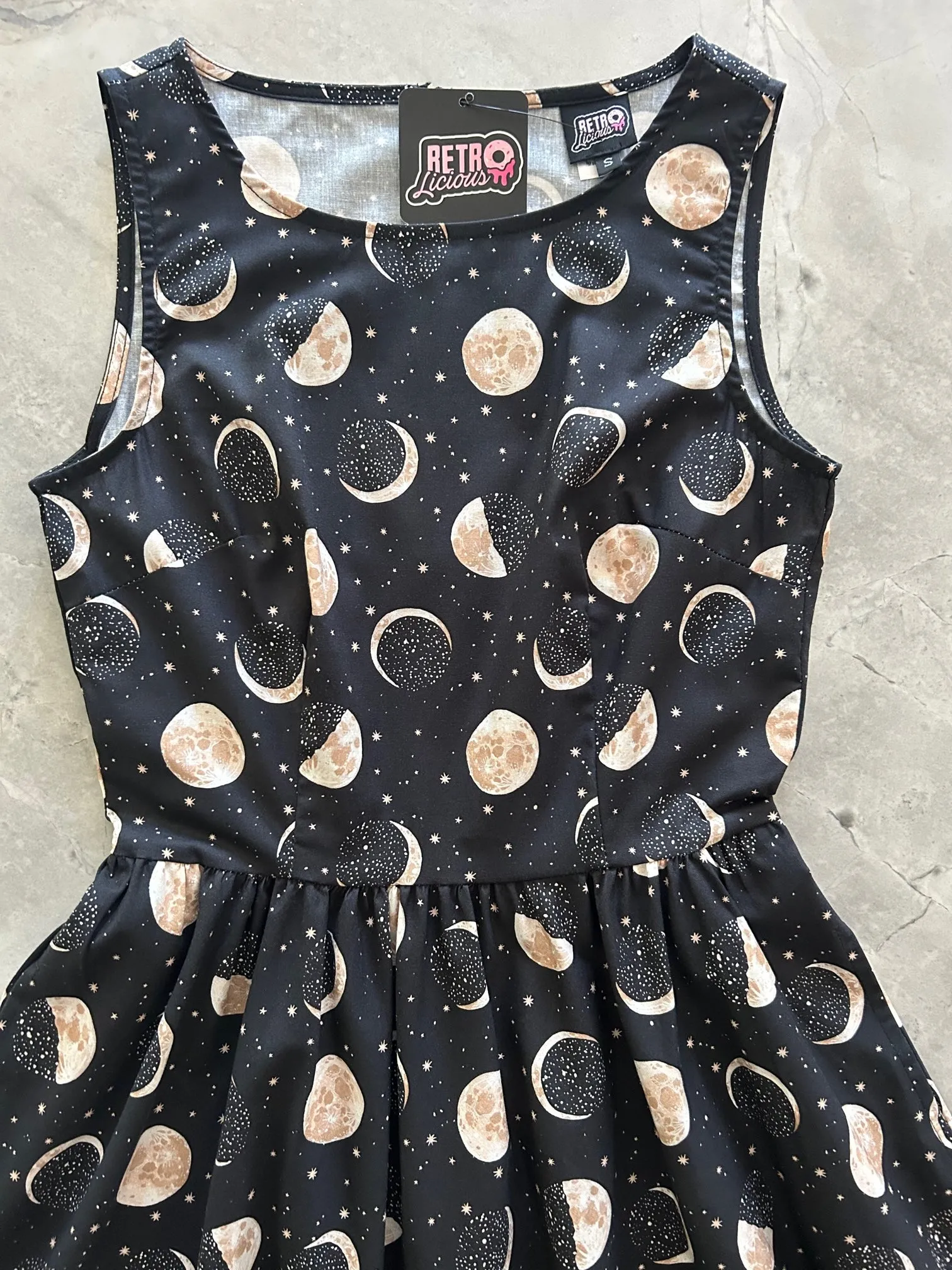 Moon Vintage Dress - XS only, 1 left! sold by Retrolicious product image thumbnail 2