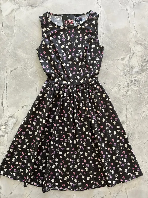 Magic Books Vintage Dress - Medium only sold by Retrolicious