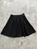 Harper Skater Skirt in Black sold by Retrolicious