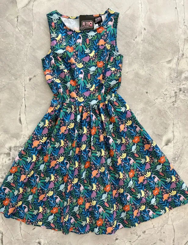Prehistoric Vintage Dress sold by Retrolicious