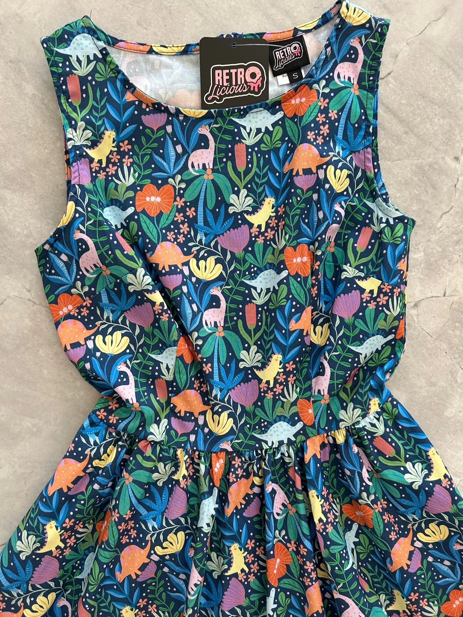 Prehistoric Vintage Dress sold by Retrolicious product image thumbnail 2
