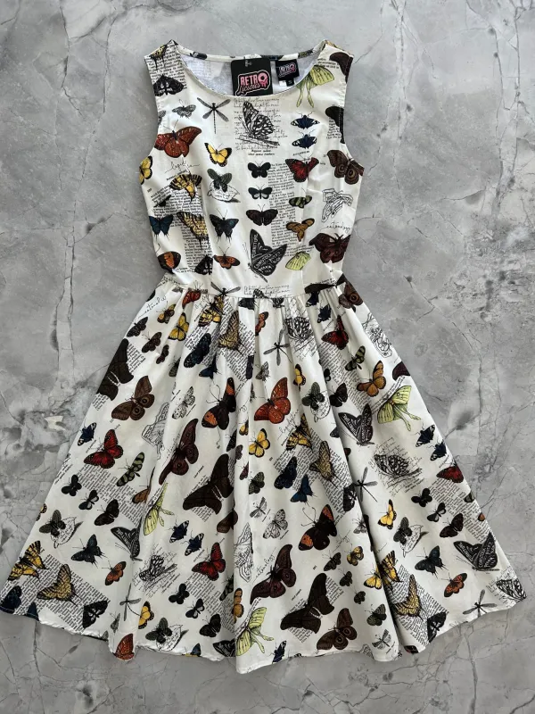 Butterfly Vintage Dress - XS only, 1 left! sold by Retrolicious