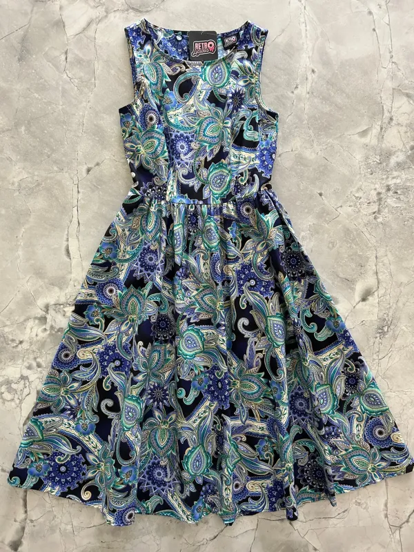 Deco Floral Midi Dress sold by Retrolicious