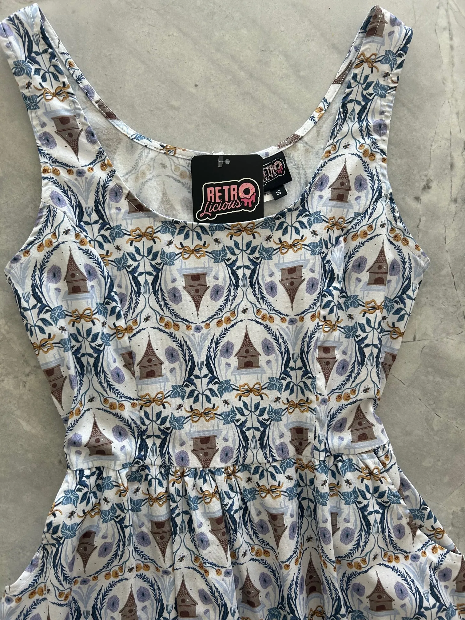 Honey I'm Home Fit & Flare Dress sold by Retrolicious product image thumbnail 2