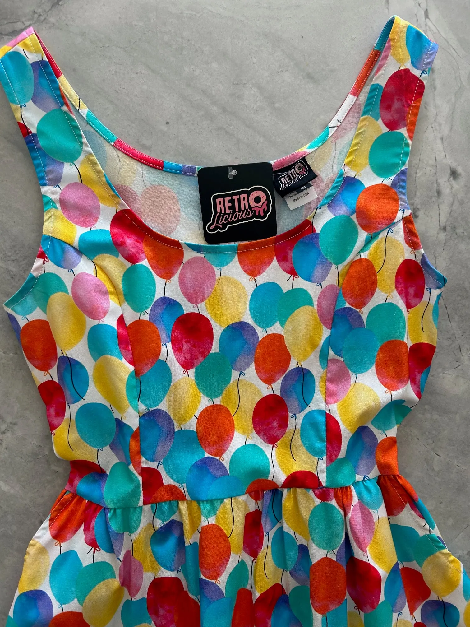 Balloons Fit & Flare Dress sold by Retrolicious product image thumbnail 2