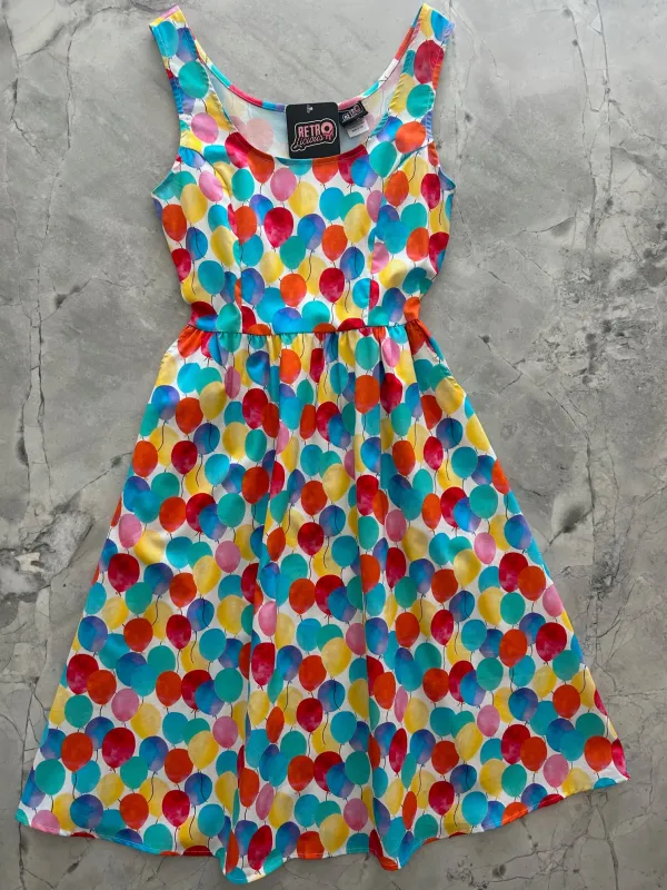 Balloons Fit & Flare Dress sold by Retrolicious