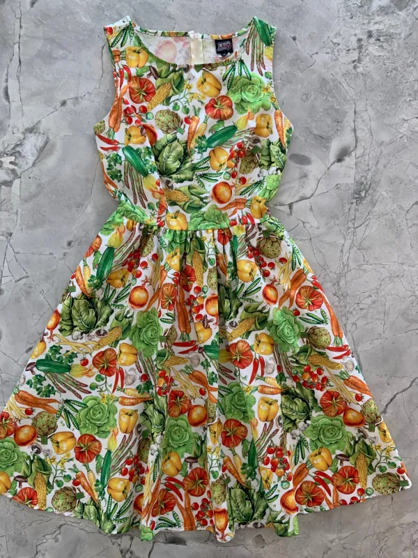 Veggies Vintage Dress sold by Retrolicious