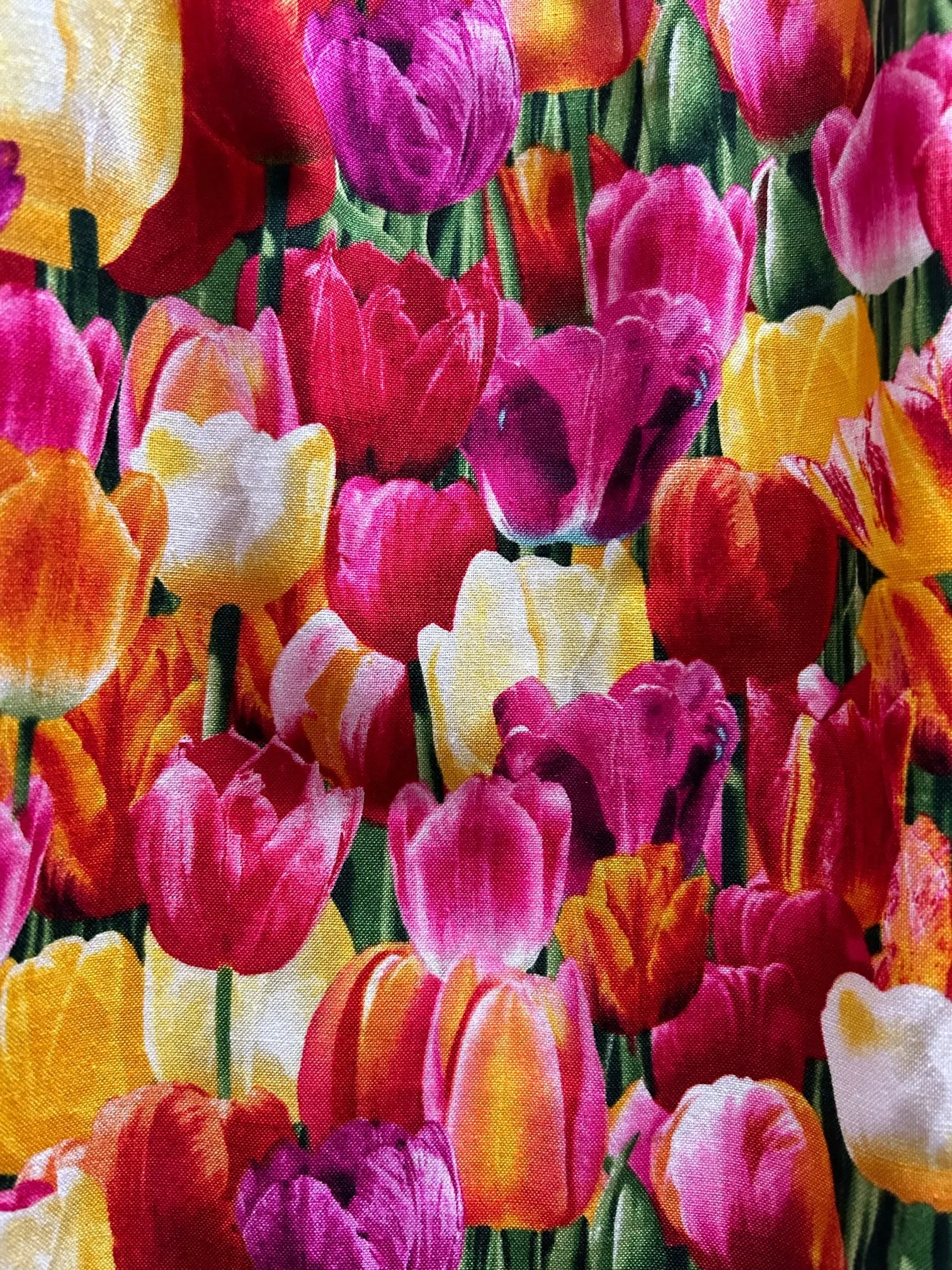 Tulips Fit & Flare Dress - Lg only, 1 left! sold by Retrolicious product image thumbnail 3