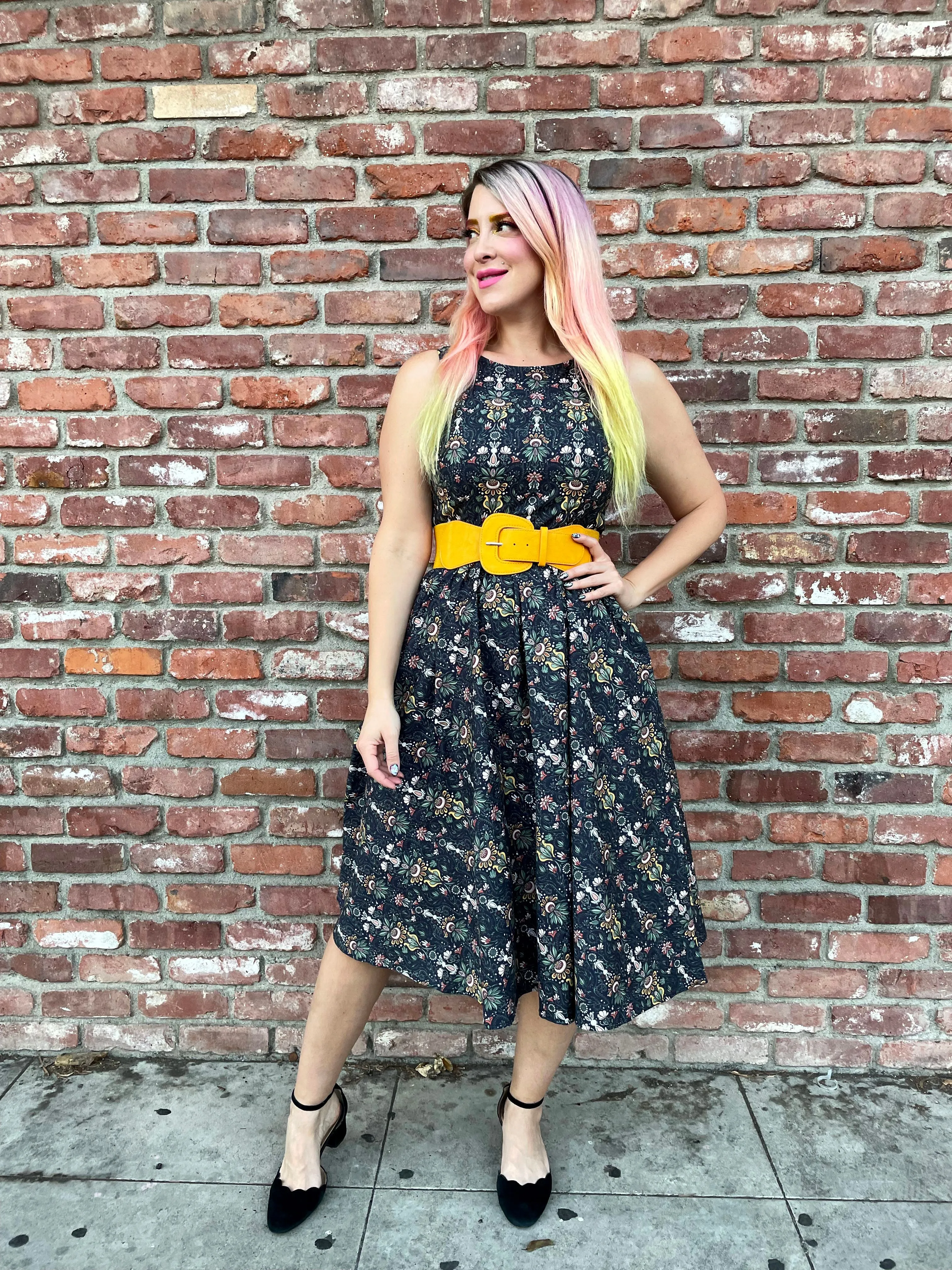 White Rabbit Midi Dress sold by Retrolicious product image thumbnail 2