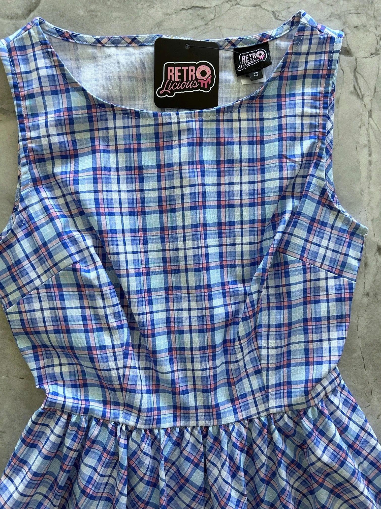 Plaid Midi Dress sold by Retrolicious product image thumbnail 2