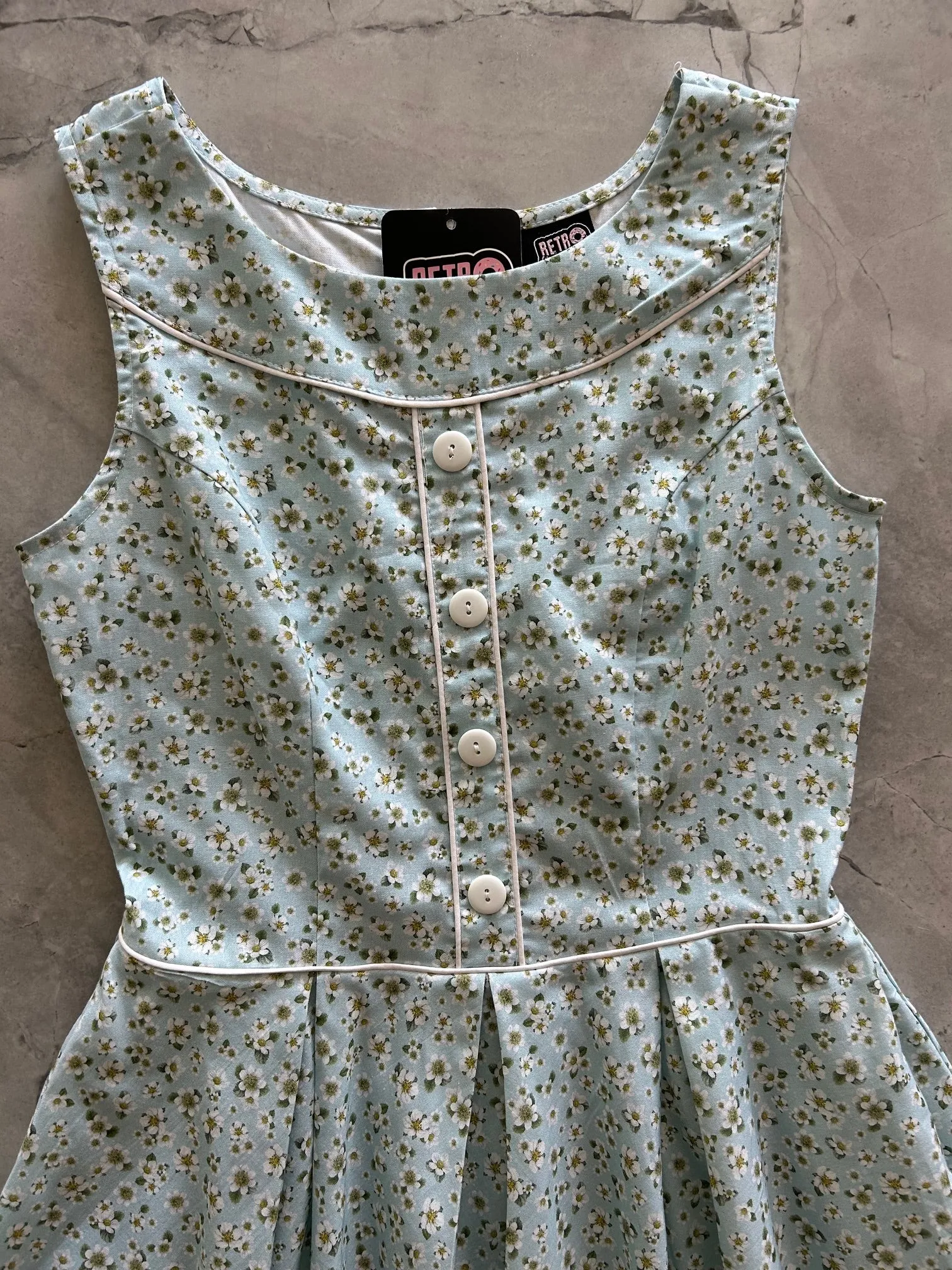 Elizabeth Dress in Petite Floral sold by Retrolicious product image thumbnail 2