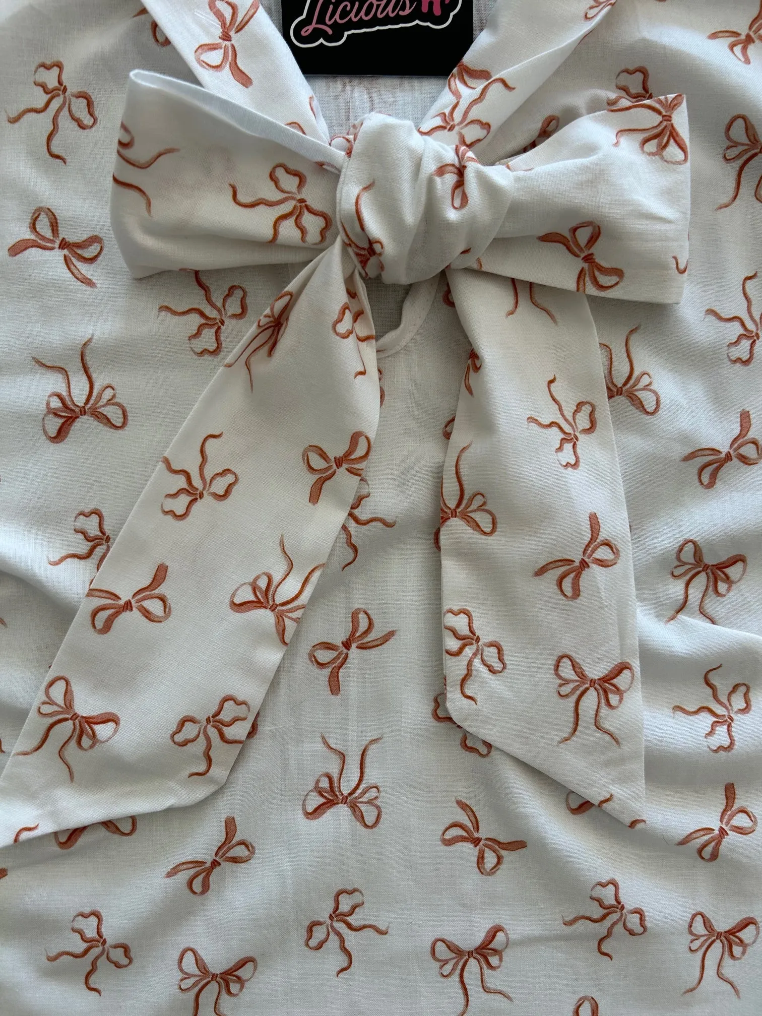 Pink Bows Bow Top sold by Retrolicious product image thumbnail 2