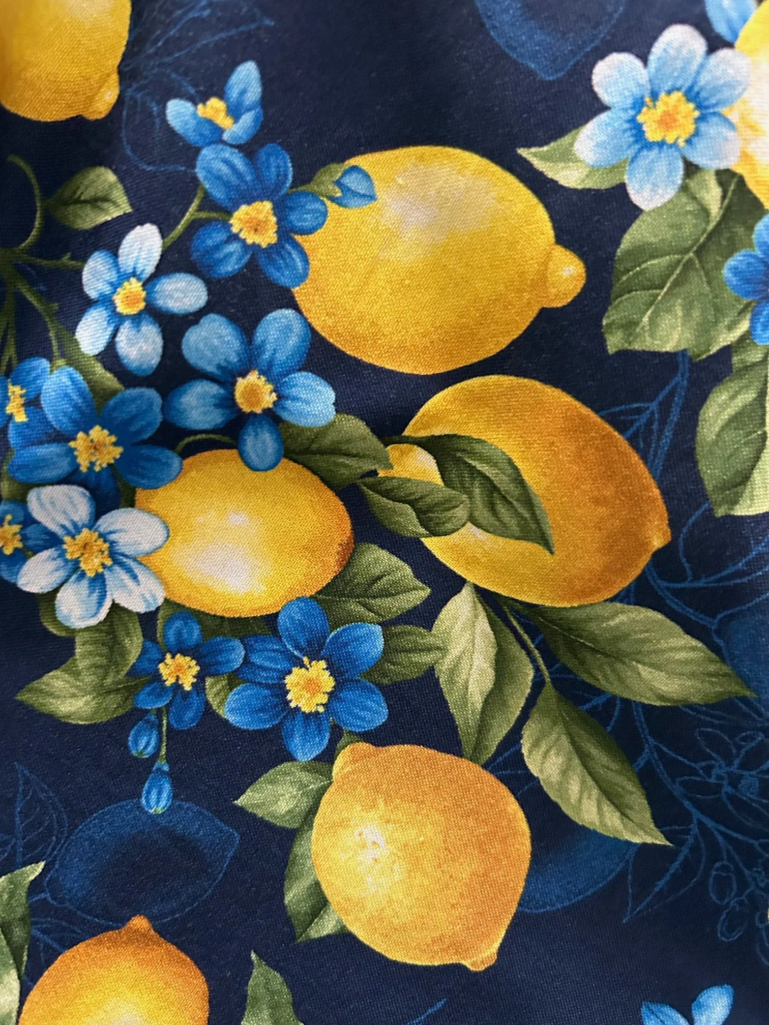 Lemon Floral Greta Dress - 1X only, 1 left! sold by Retrolicious product image thumbnail 3