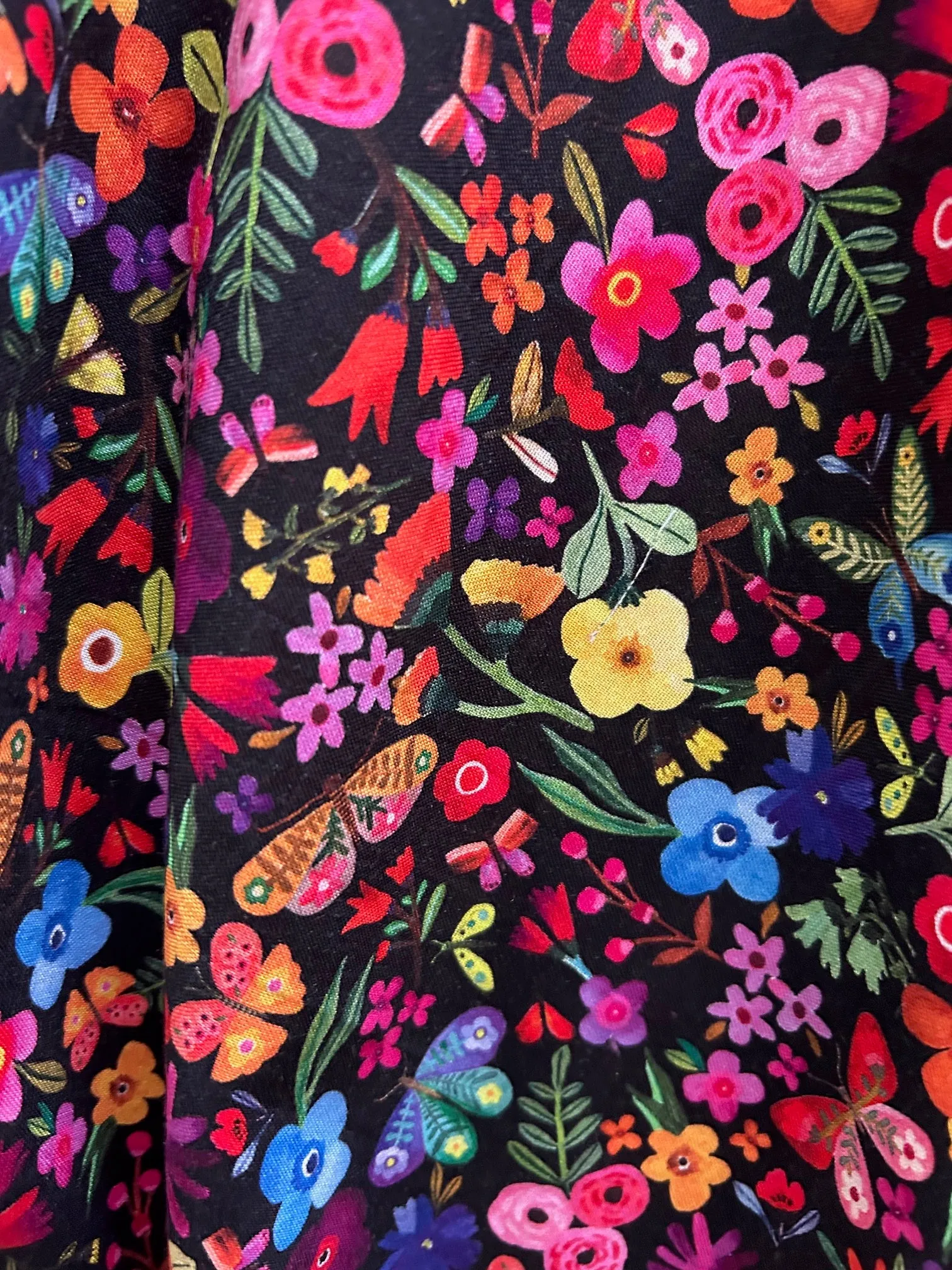 Butterfly Floral Midi Dress - XL only sold by Retrolicious product image thumbnail 3