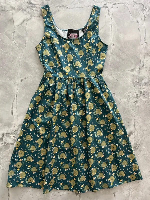 Beehive Fit & Flare Dress sold by Retrolicious
