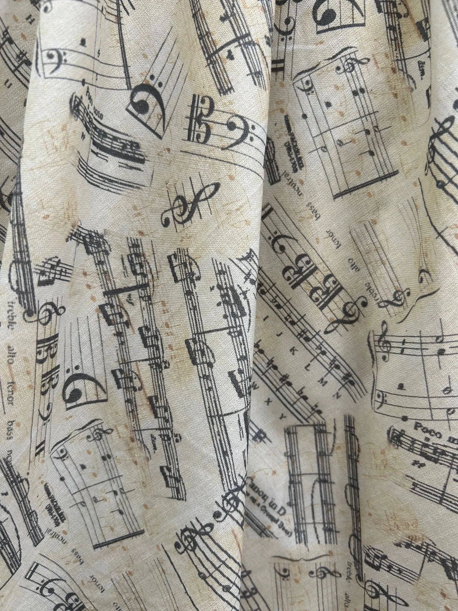 Elizabeth Dress in Music Notes - Small only, 1 left! sold by Retrolicious product image thumbnail 3
