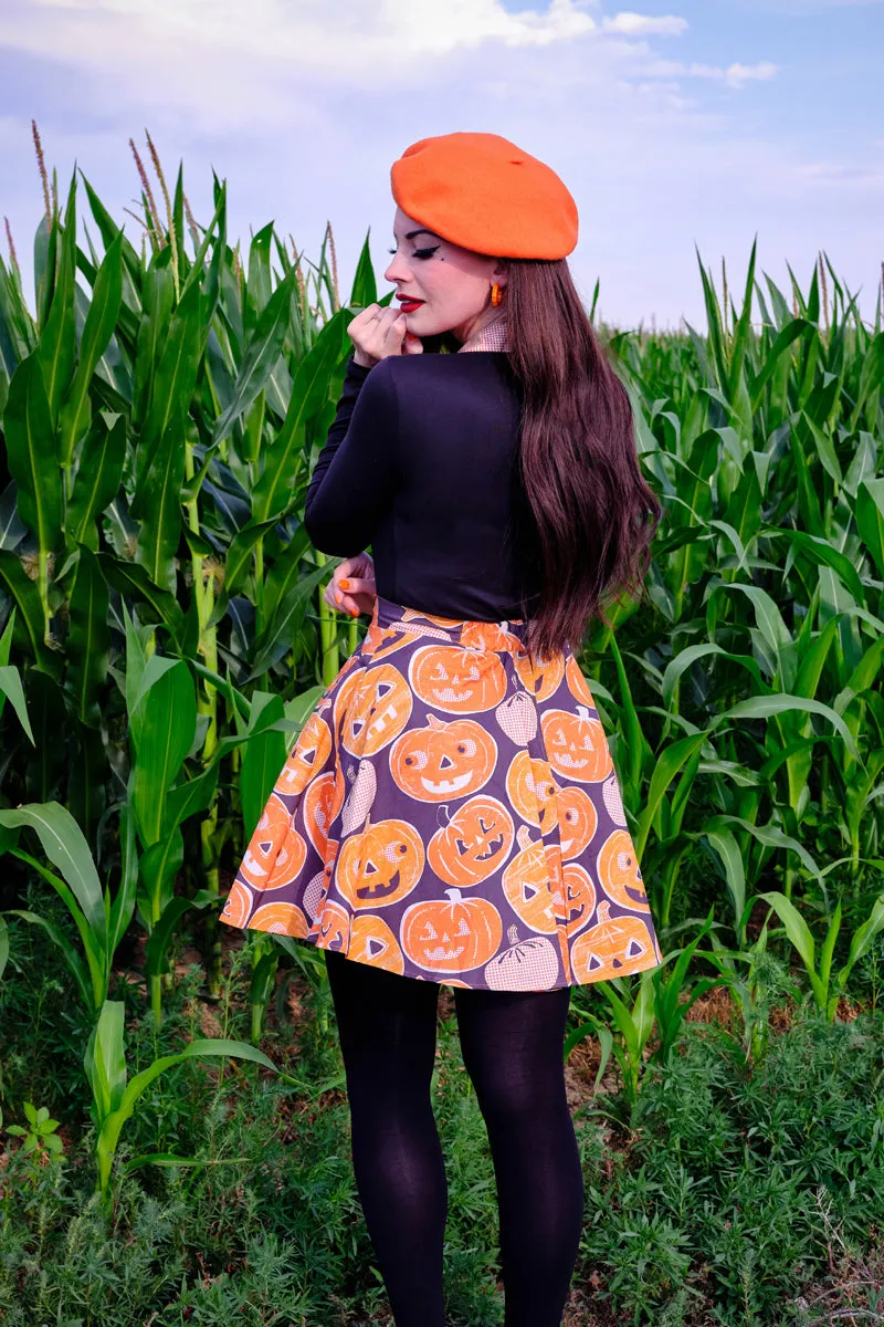 Jack-o-Lanterns Skater Skirt sold by Retrolicious product image thumbnail 2
