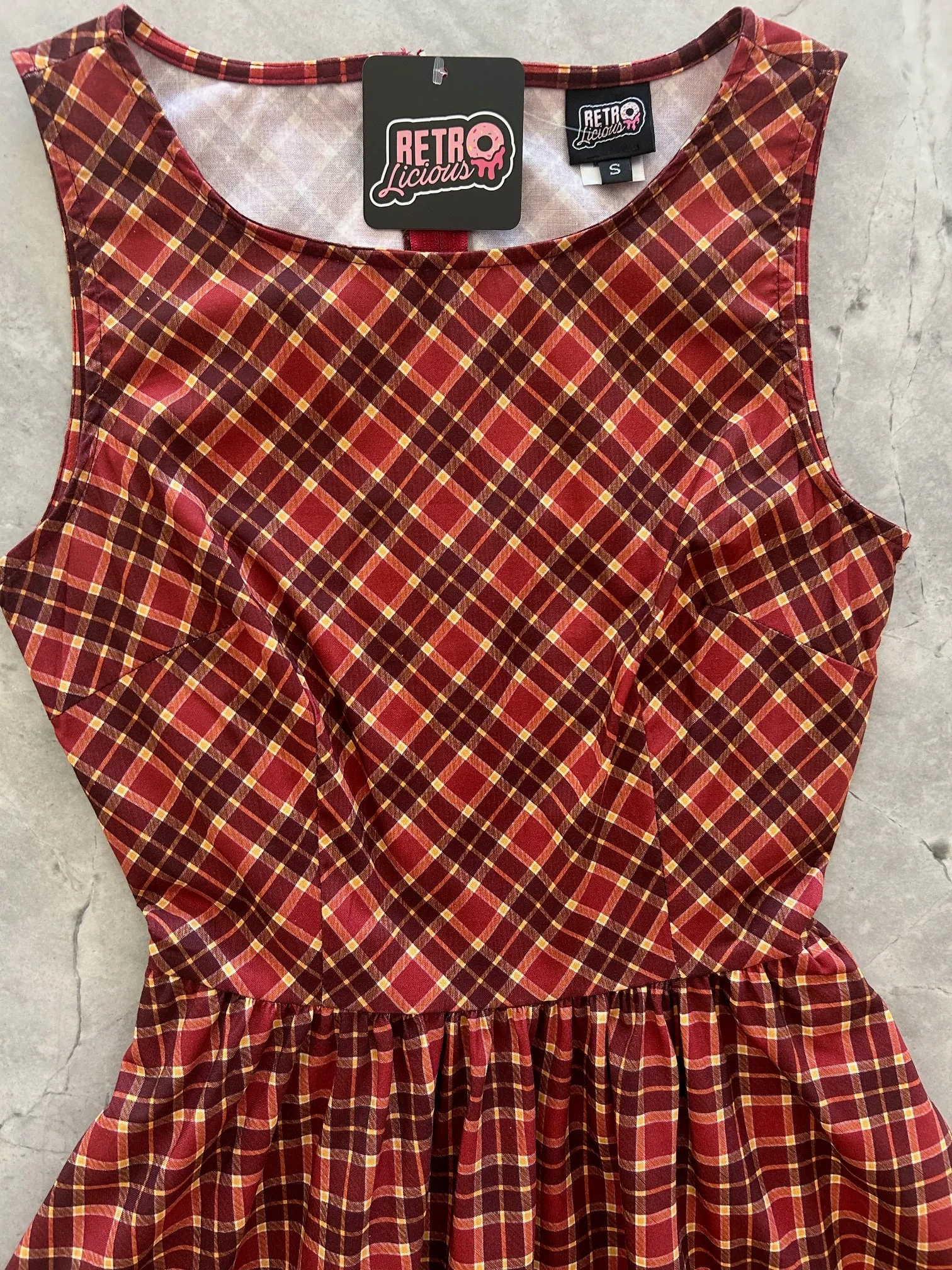 Plaid Vintage Dress sold by Retrolicious product image thumbnail 3
