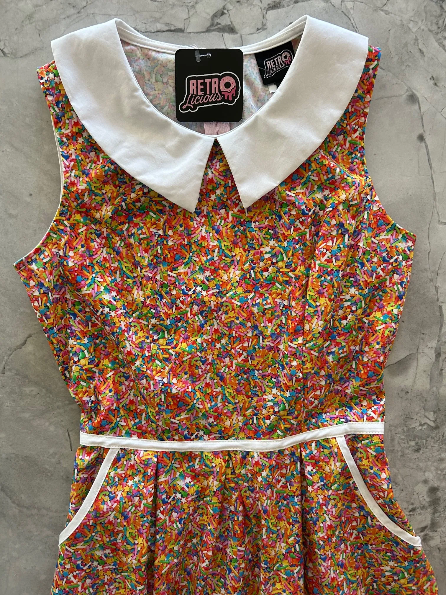 Sprinkles Collared Dress sold by Retrolicious product image thumbnail 3