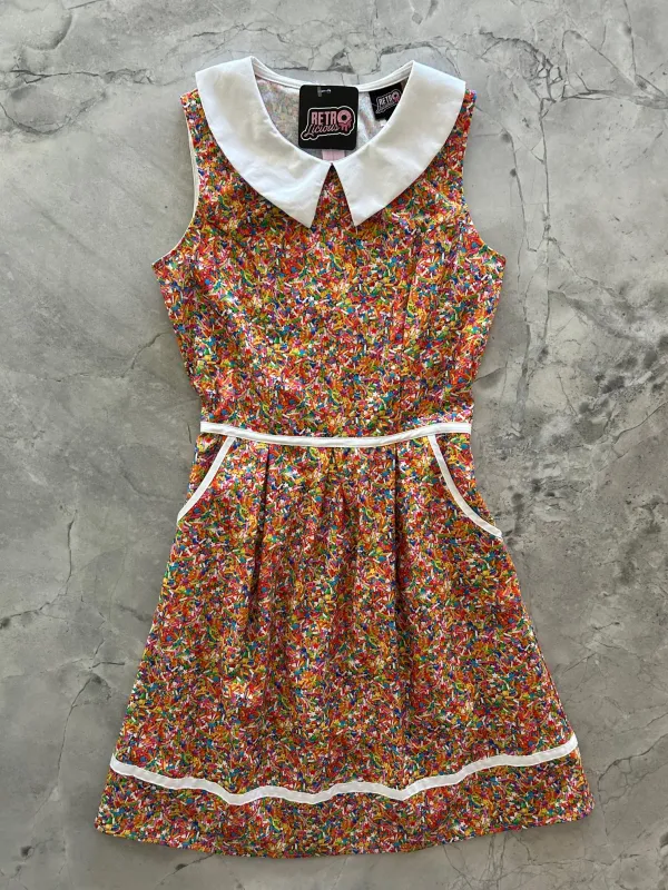 Sprinkles Collared Dress sold by Retrolicious