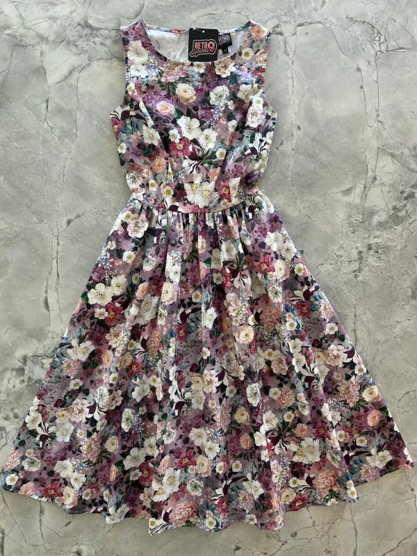 Floral Midi Dress sold by Retrolicious