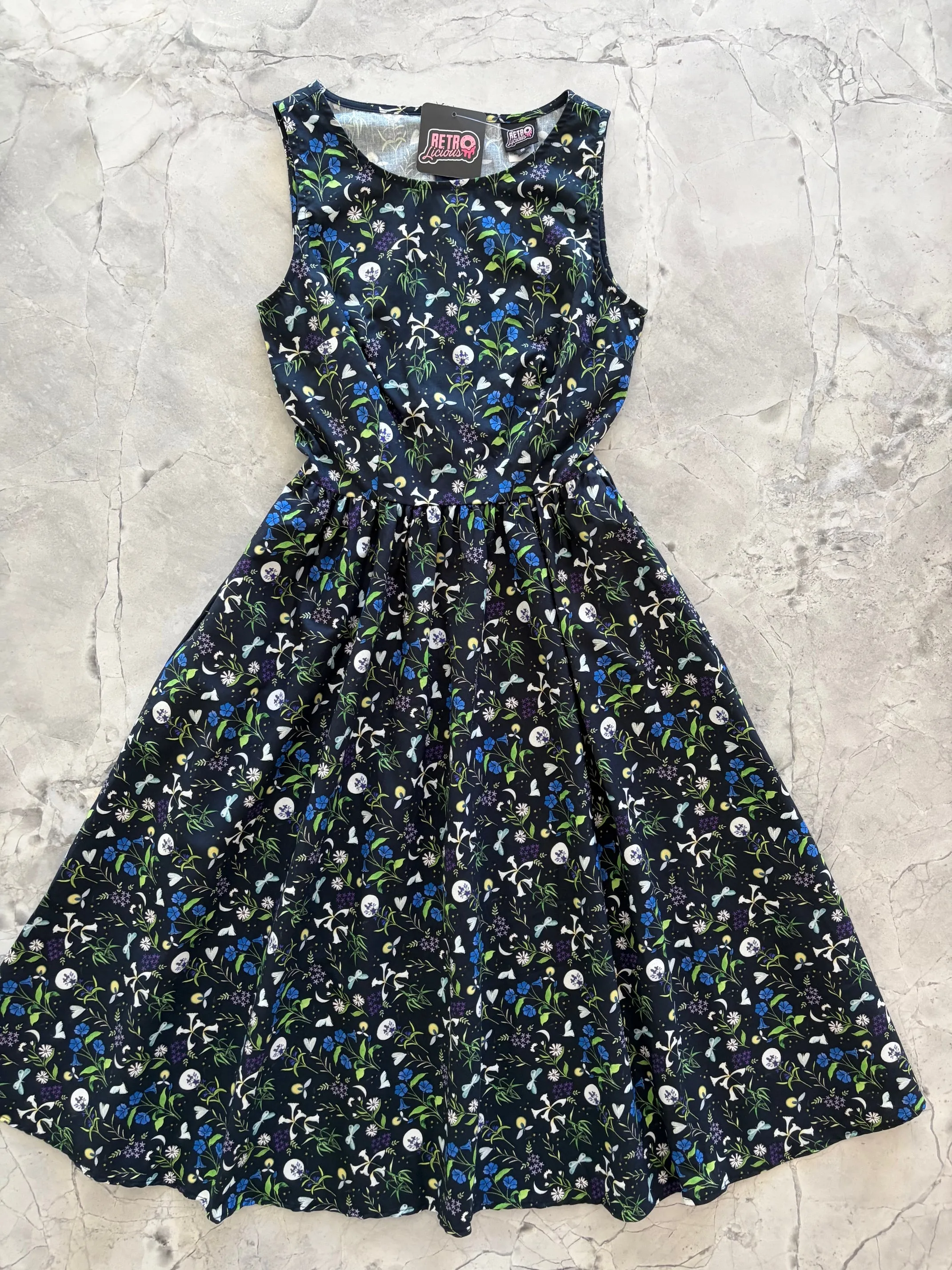 Firefly Midi Dress sold by Retrolicious