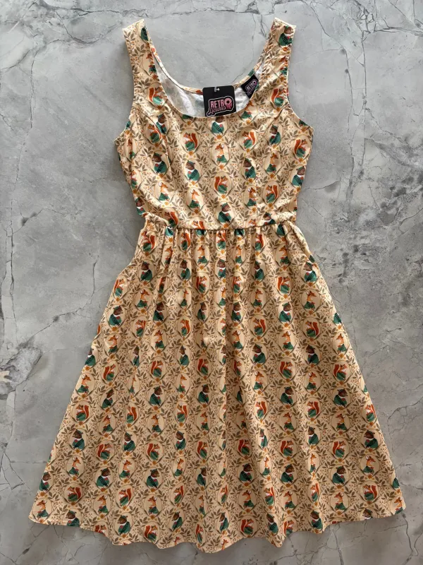 Woodland Scout Fit & Flare Dress sold by Retrolicious
