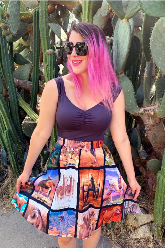 Jurassic A-line Skirt - 3X only, 1 left! sold by Retrolicious