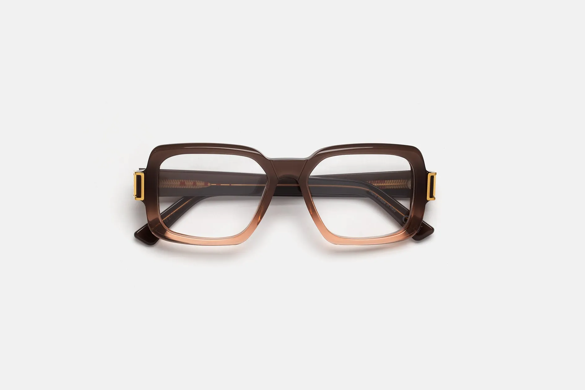 Zamalek Optical Brown Fade sold by RetroSuperFuture