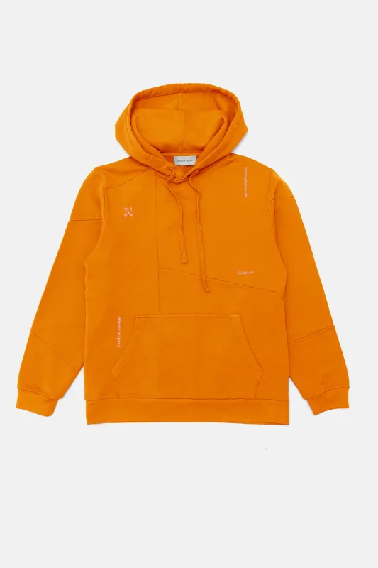 RSF x DC Deconstructed Hoodie Rusty Orange sold by RetroSuperFuture
