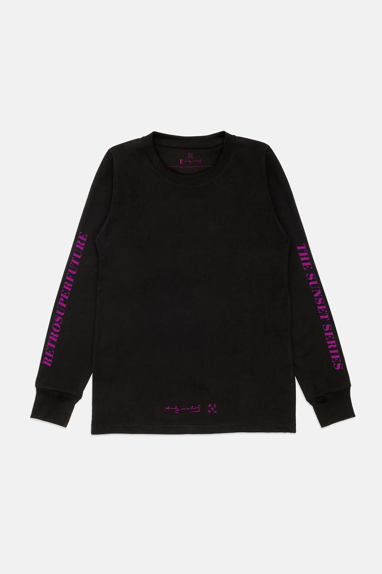 AW Longsleeve Black Violet sold by RetroSuperFuture