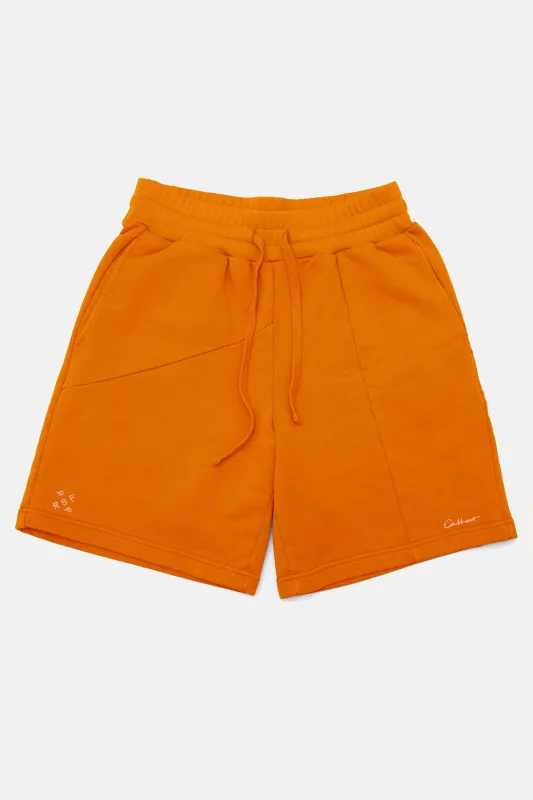 RSF x DC Deconstructed Terry Shorts¬†Rusty Orange sold by RetroSuperFuture